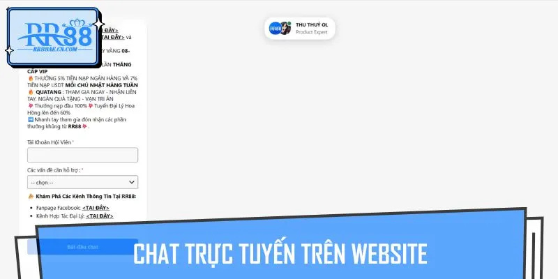 Chat trực tuyến là kênh hỗ trợ tiện lợi, giải quyết mọi vấn đề