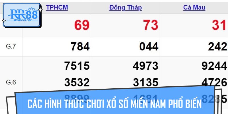 Các hình thức chơi xổ số miền Nam phổ biến